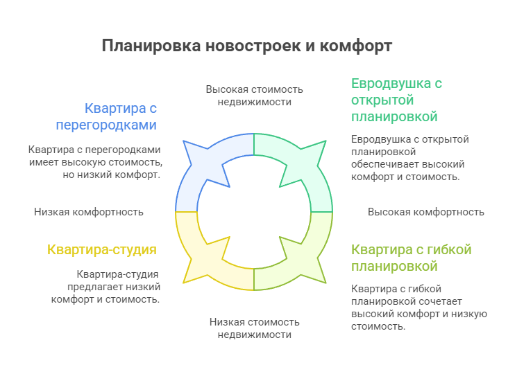 планировки квартир в новостройках